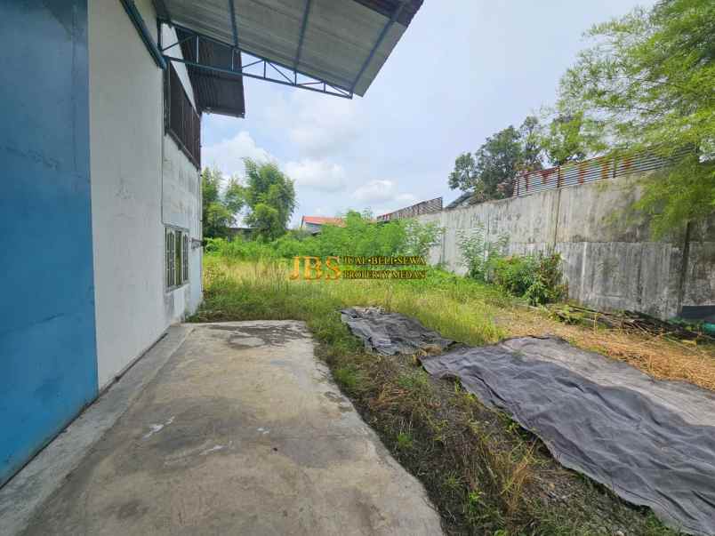 disewakan ruko gudang kantor jalan irian barat percut