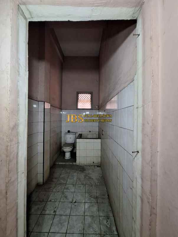 disewakan ruko gudang kantor jalan krakatau ujung dekat
