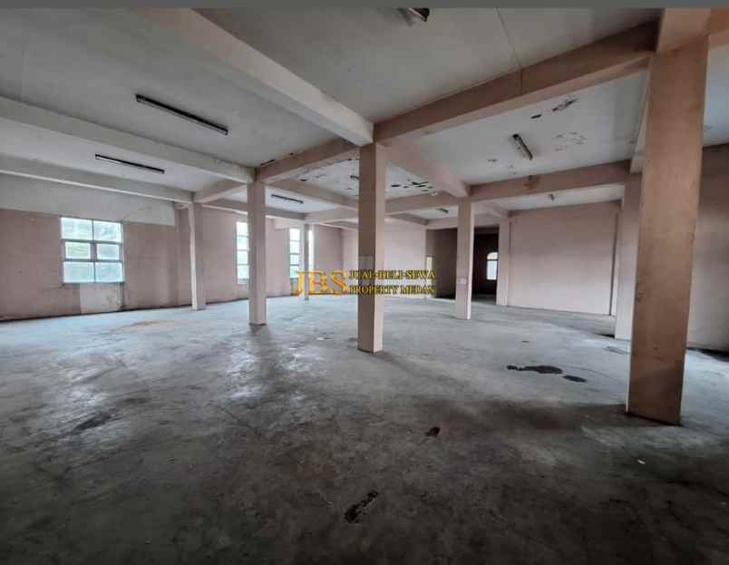 disewakan ruko gudang kantor jalan krakatau ujung dekat
