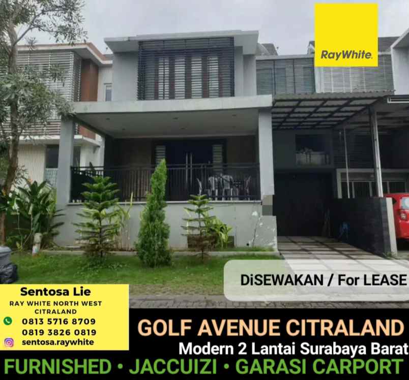disewakan rumah jalan golf avenue