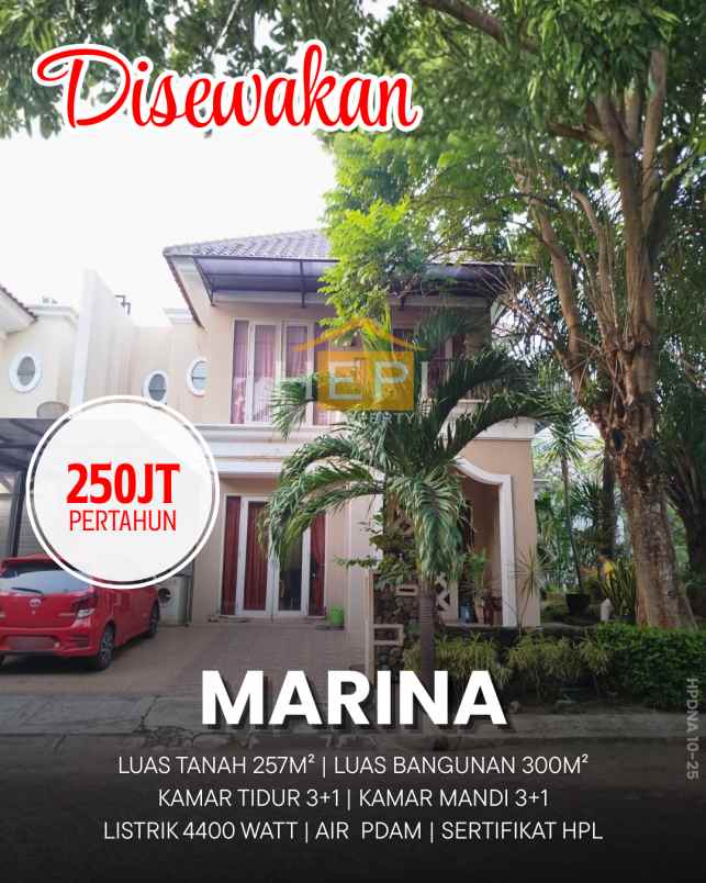 disewakan rumah mewah di marina semarang utara
