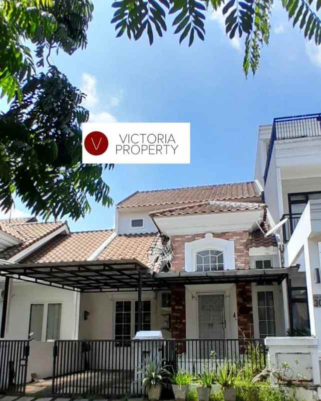 for sale rumah 2 lantai di citra grand semi furnish