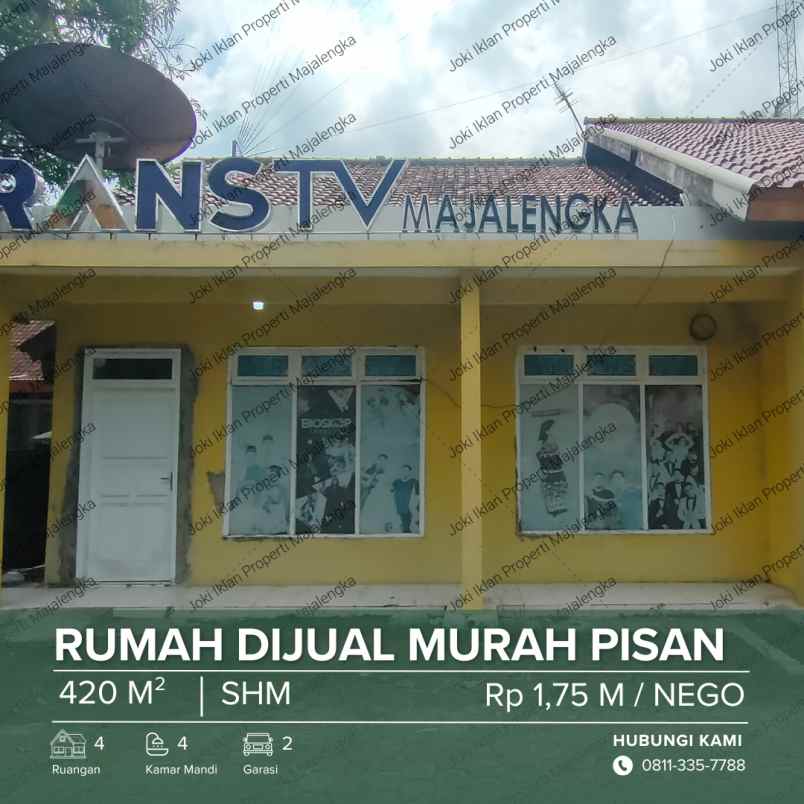 jual cepat properti serbaguna 3 bangunan siap operasi