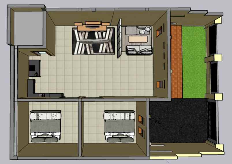 jual cepat rumah cantik baru renov di cipageran cimahi