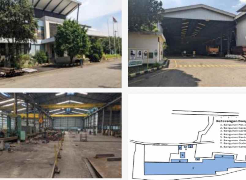 jual pabrik luas shm di kawasan cinangka purwakarta