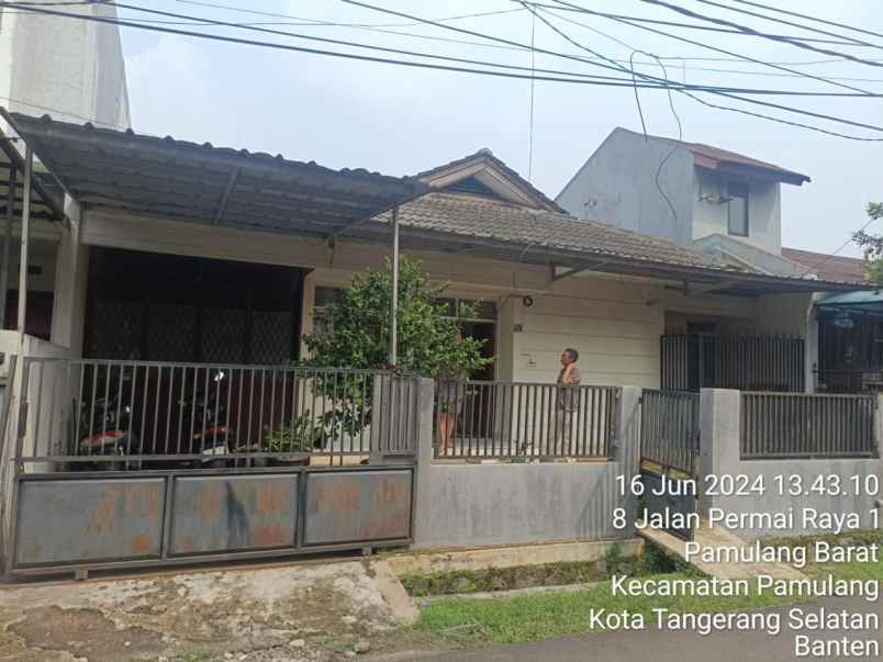 jual rumah di daerah pamulang permai 1