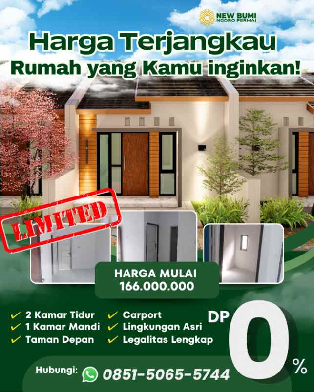 jual rumah murah ngoro di jombang