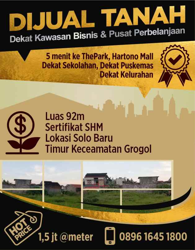 jual tanah dekat kawasan bisnis pusat perbelanjaan