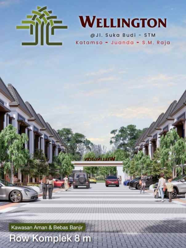 new project jual rumah villa baru komplek wellington