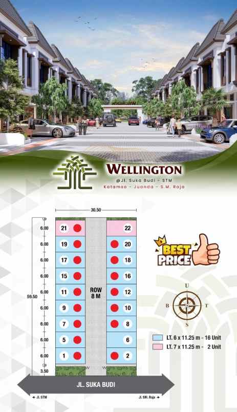 new project jual rumah villa baru komplek wellington