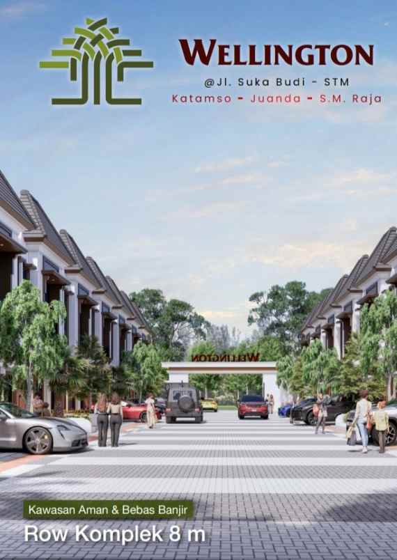 new project jual rumah villa baru komplek wellington