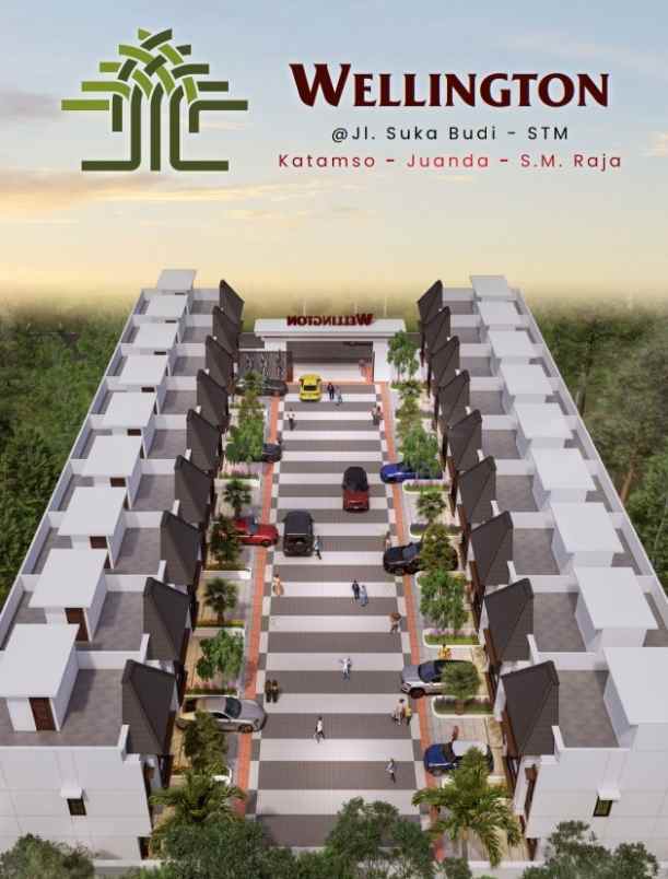 new project jual rumah villa baru komplek wellington