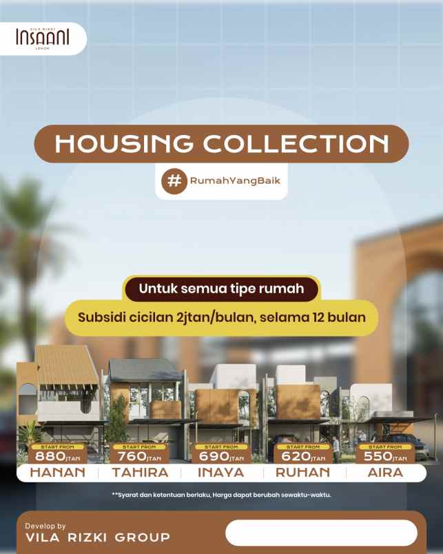 rumah 1 lantai harga terjangkau