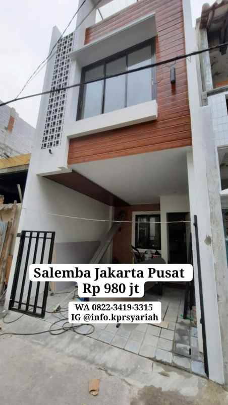 Rumah 2 Lantai Strategis Salemba Jakarta Pusat