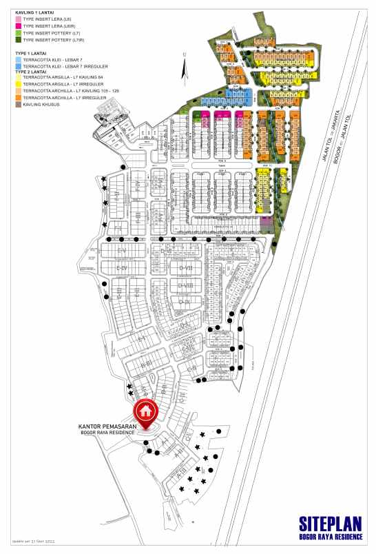 rumah bogor raya residence terracotta