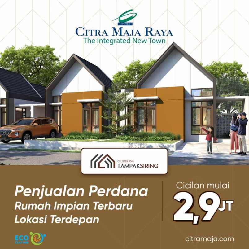 rumah cluster tampak siring