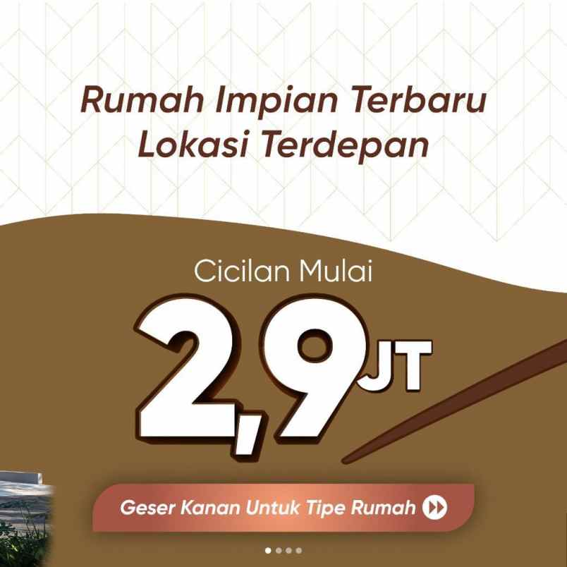 rumah cluster tampak siring