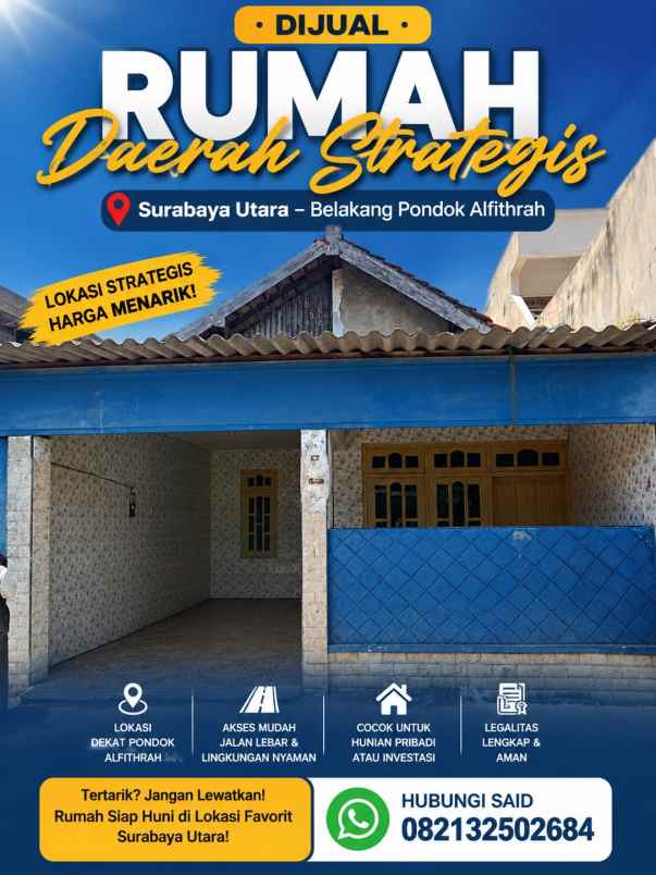 rumah daerah kedinding shm