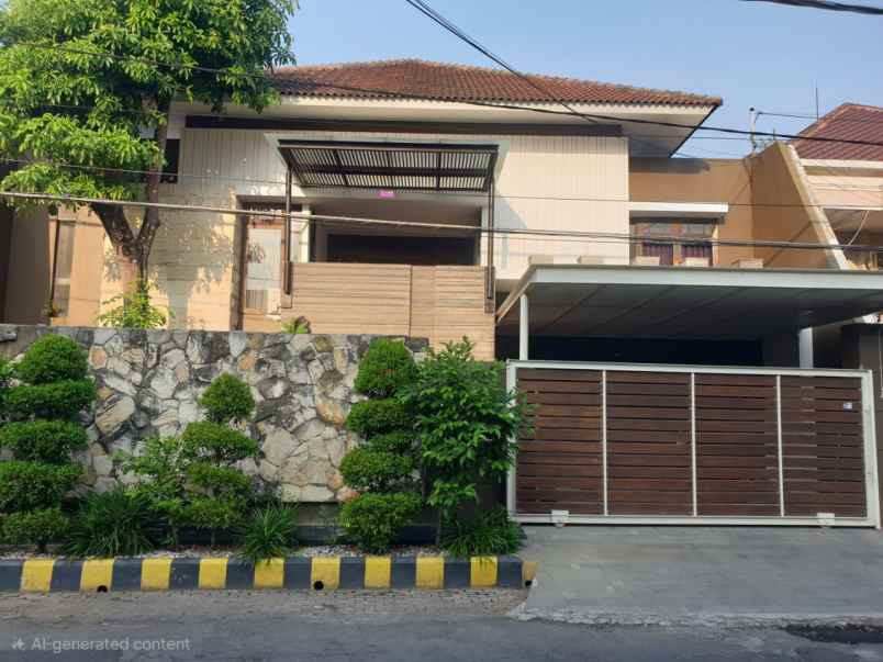 rumah dharmahusada indah strategis hadap barat