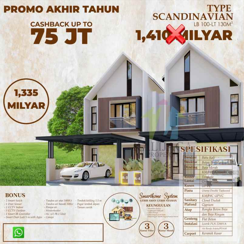 Rumah Eksklusif Smarthome System Di Grafika Raya Banyumanik Semarang