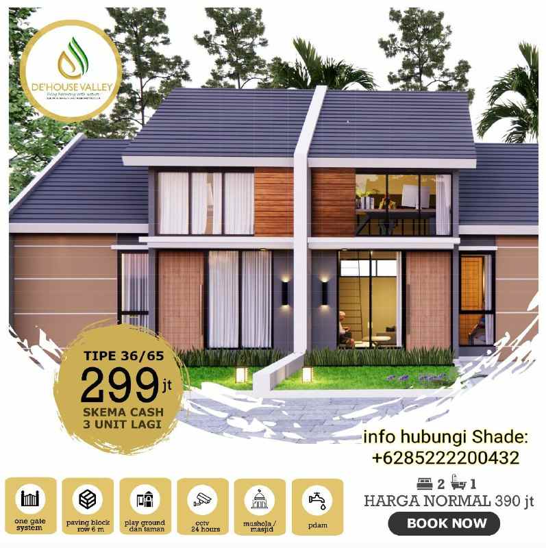 rumah jalan pesona lembah cidahu