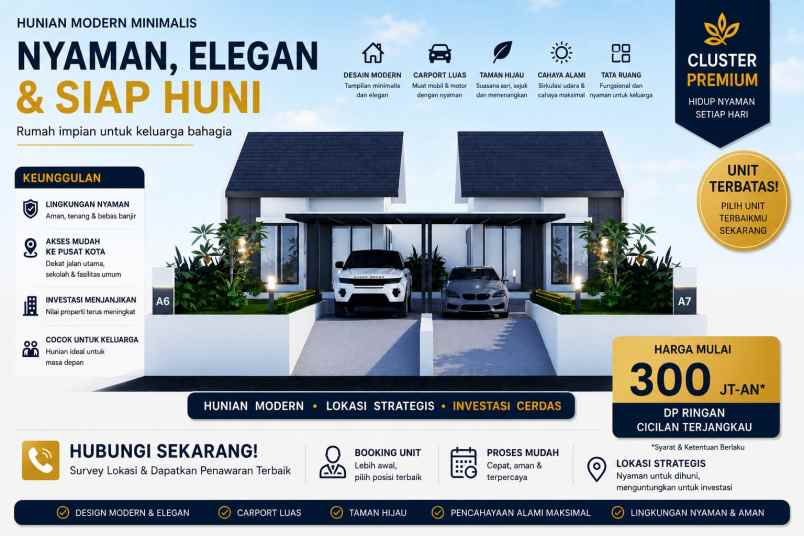 rumah kavling di jatinangor mulai dari 200 jt