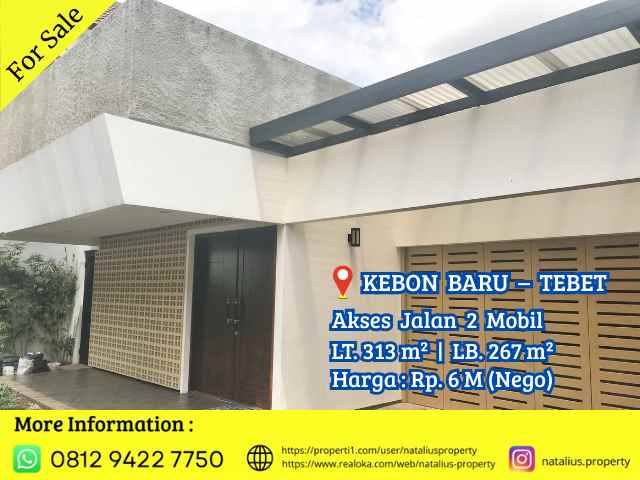 rumah kebon baru tebet