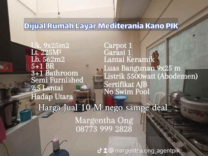 rumah layar mediterania kano pik hadap utara