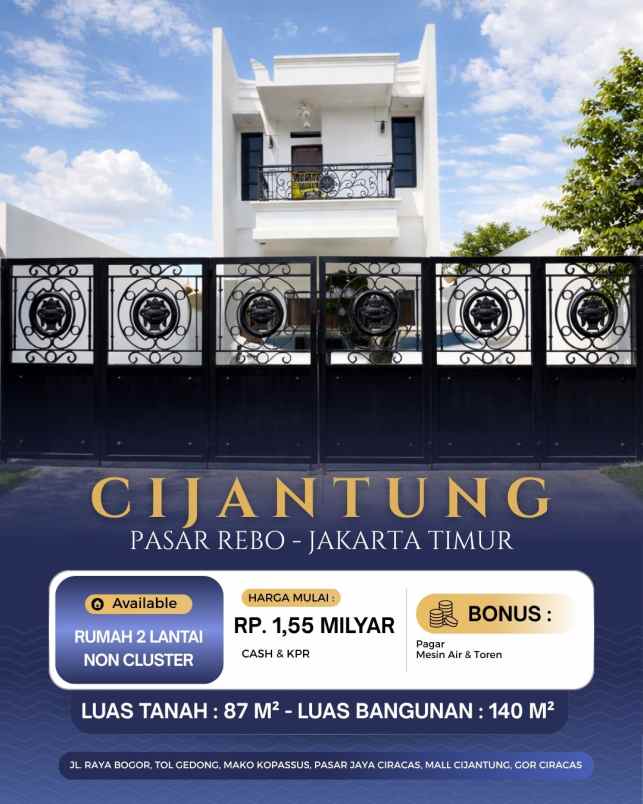 rumah murah cijantung jakarta timur