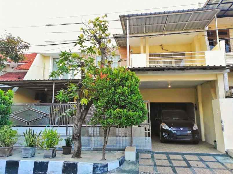 rumah rungkut merr surabaya row jalan 2 mobil nego