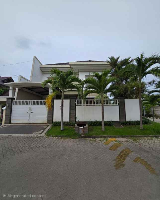 rumah wisma mukti strategis furnish row 4 mobil