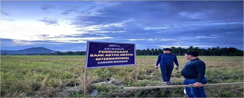 tanah 9748 m2 harga terjangkau cocok untuk pertanian