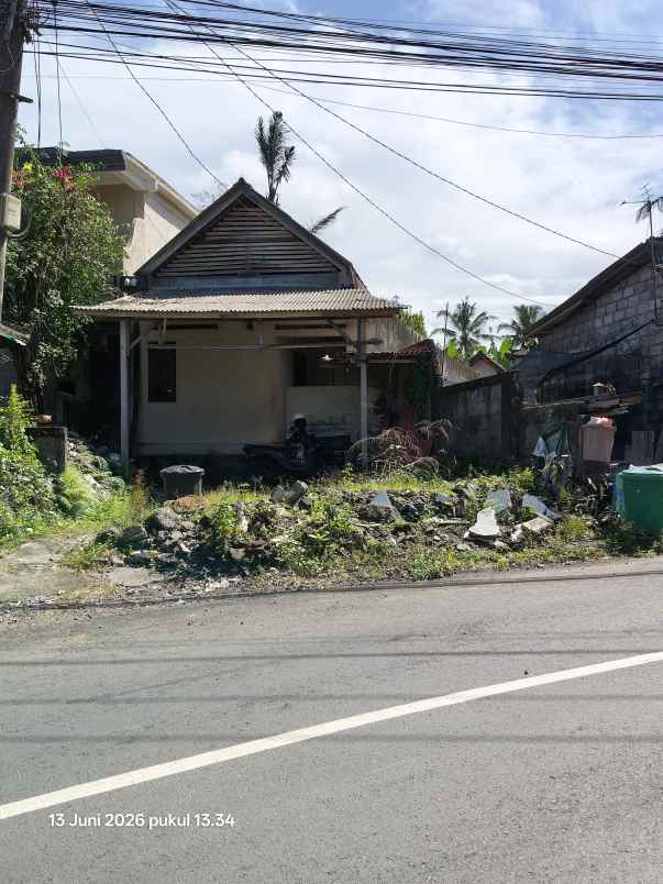 tanah di jalan utama tirta tawar ubud bali