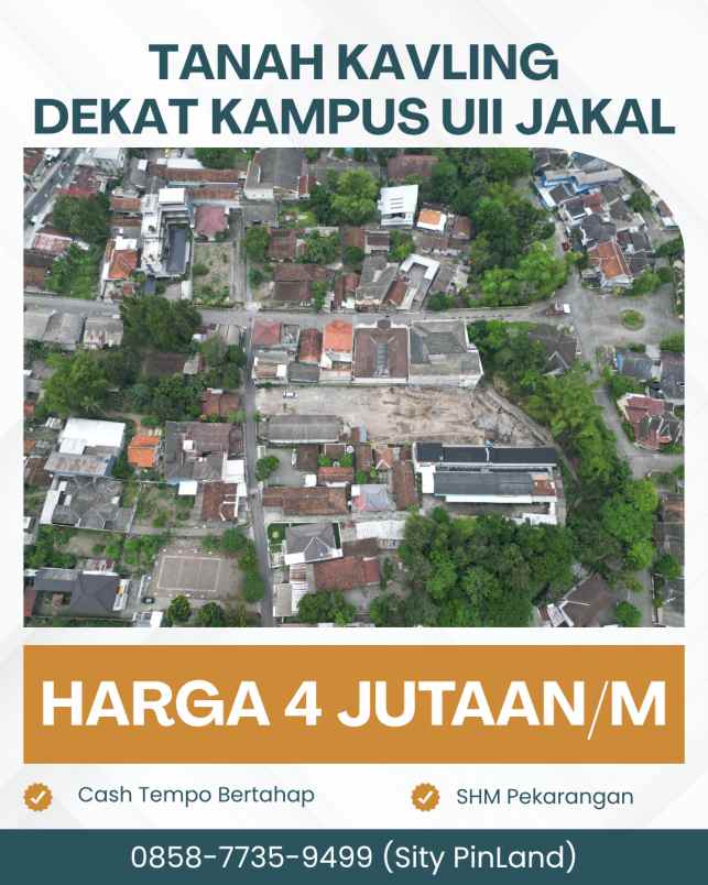 tanah kavling dekat kampus uii jakal