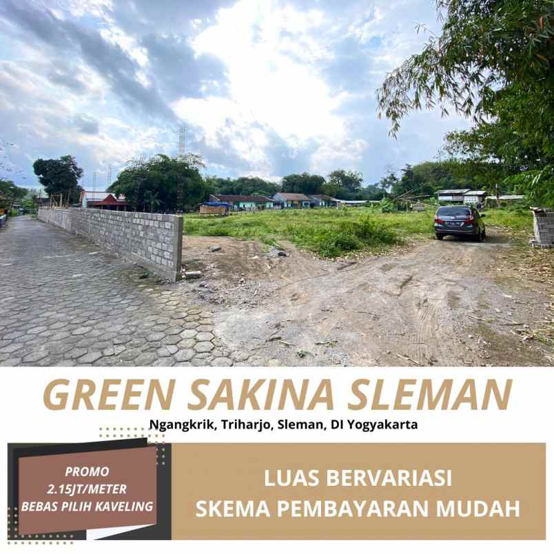 tanah murah dekat jl magelang km 12 dan pasar sleman