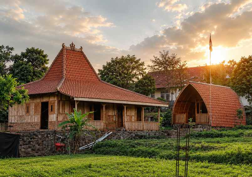 villa joglo de java bogor siap huni