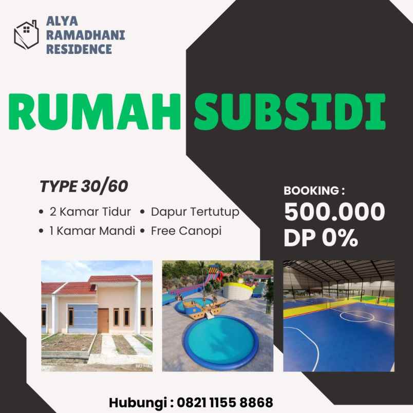 alya ramadhani residence subsidi rasa cluster