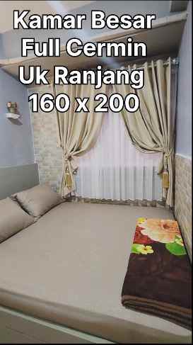 apartemen 2br gunawangsa manyar furnished siap huni