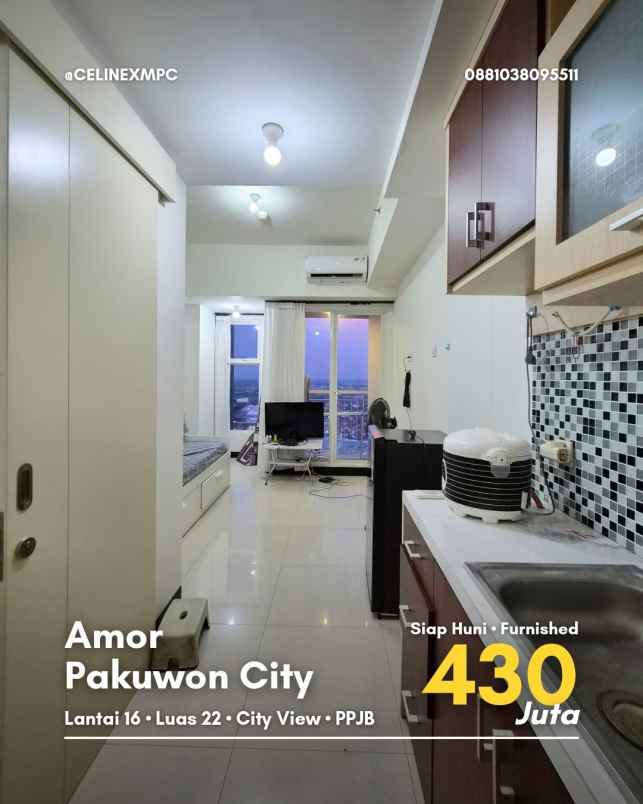 dijual apartemen amor pakuwon city mall