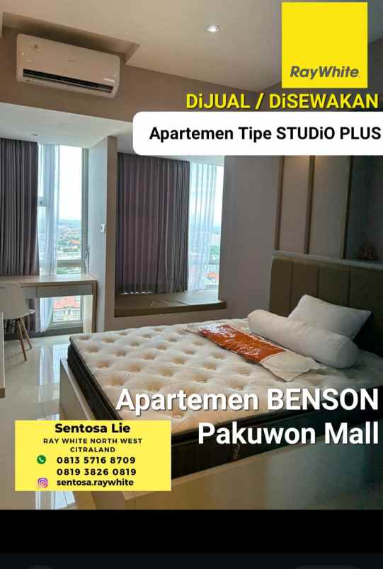 dijual apartemen apartemen benson tower