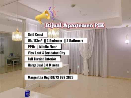 dijual apartemen pantai indah kapuk jakarta