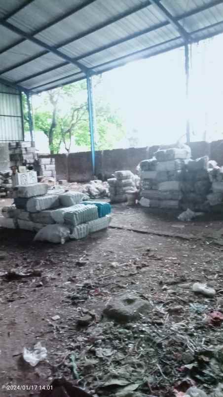 dijual gudang 1174 m2 bantargebang bekasi