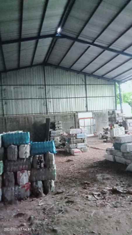 dijual gudang 1174 m2 bantargebang bekasi
