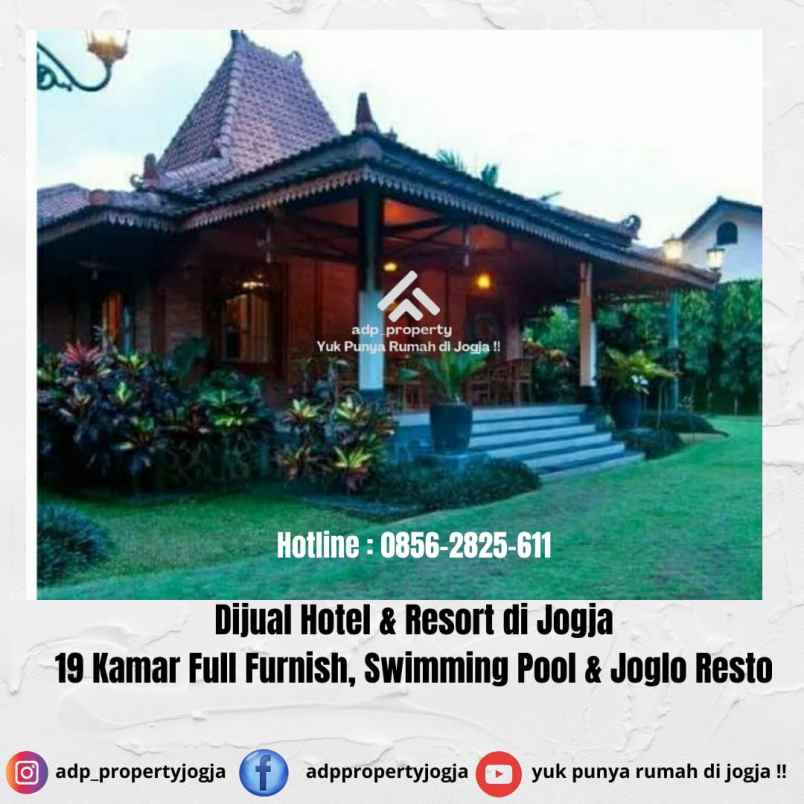 dijual hotel maguwoharjo depok sleman