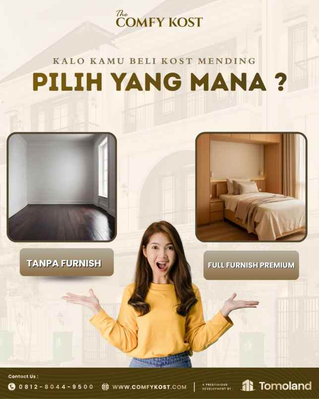 dijual kost merjosari