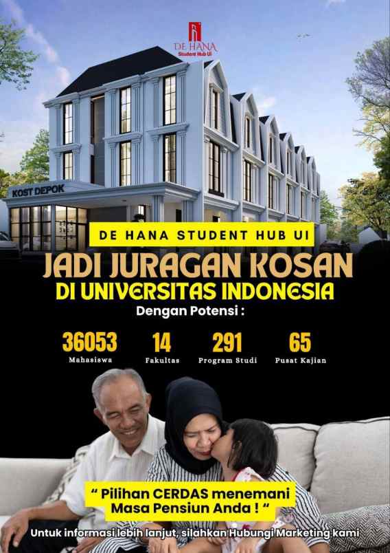 dijual kost pancoran