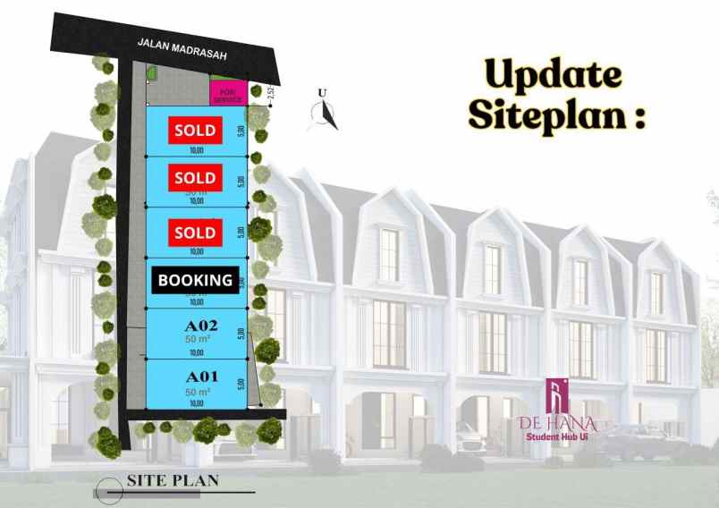 dijual kost pancoran