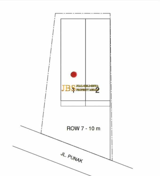 dijual ruko di jalan punak sekip medan petisah