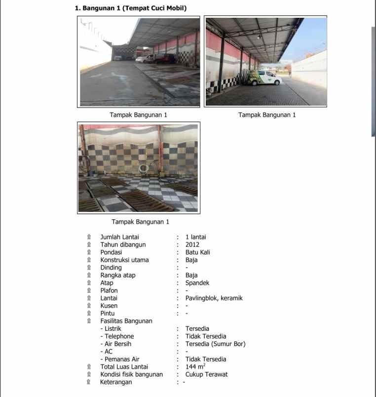 dijual ruko gudang kantor garut kota ciledug