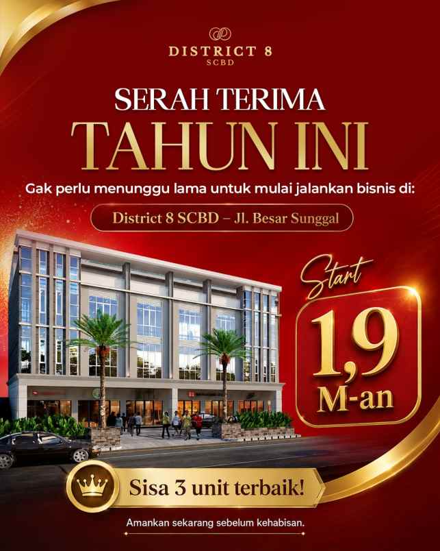 dijual ruko gudang kantor jalan sunggal ringroad